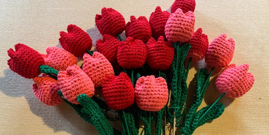 Tulipanes por siempre - Amigurumis